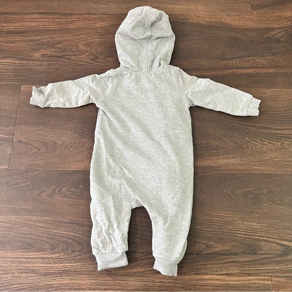 “Adam” personalized long sleeve gray romper, size 3-6 months 7 for all mankind - Picture 6 of 7